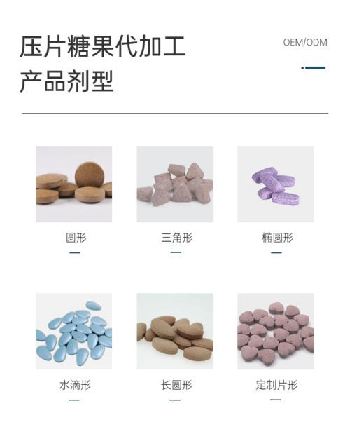 壓片糖果代加工產(chǎn)品劑型-德州健之源